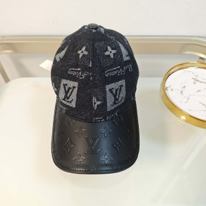 LV 워싱 데님 야구모자