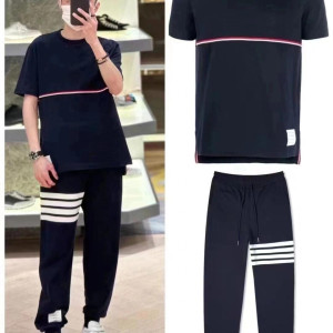 네이비 스트라이프 트레이닝복 세트